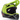 Fox Rampage Barge Flo Yellow Helmet
